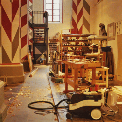 Werkstatt in der Kirche - Impression
